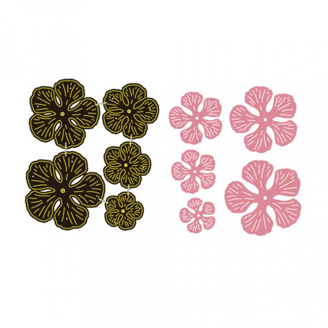Wewoo - 3D fleur série couteau moule bricolage livre de coupe album carte de voeux faire - Dessin et peinture