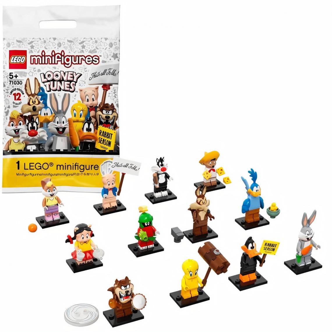 Lego - LEGO Minifigures 71030 Looney Tunes™, Jouet pour Enfant de 5 ans et +, Avec une Figurine Unique de Personnage, Edition Limitée - Briques et blocs