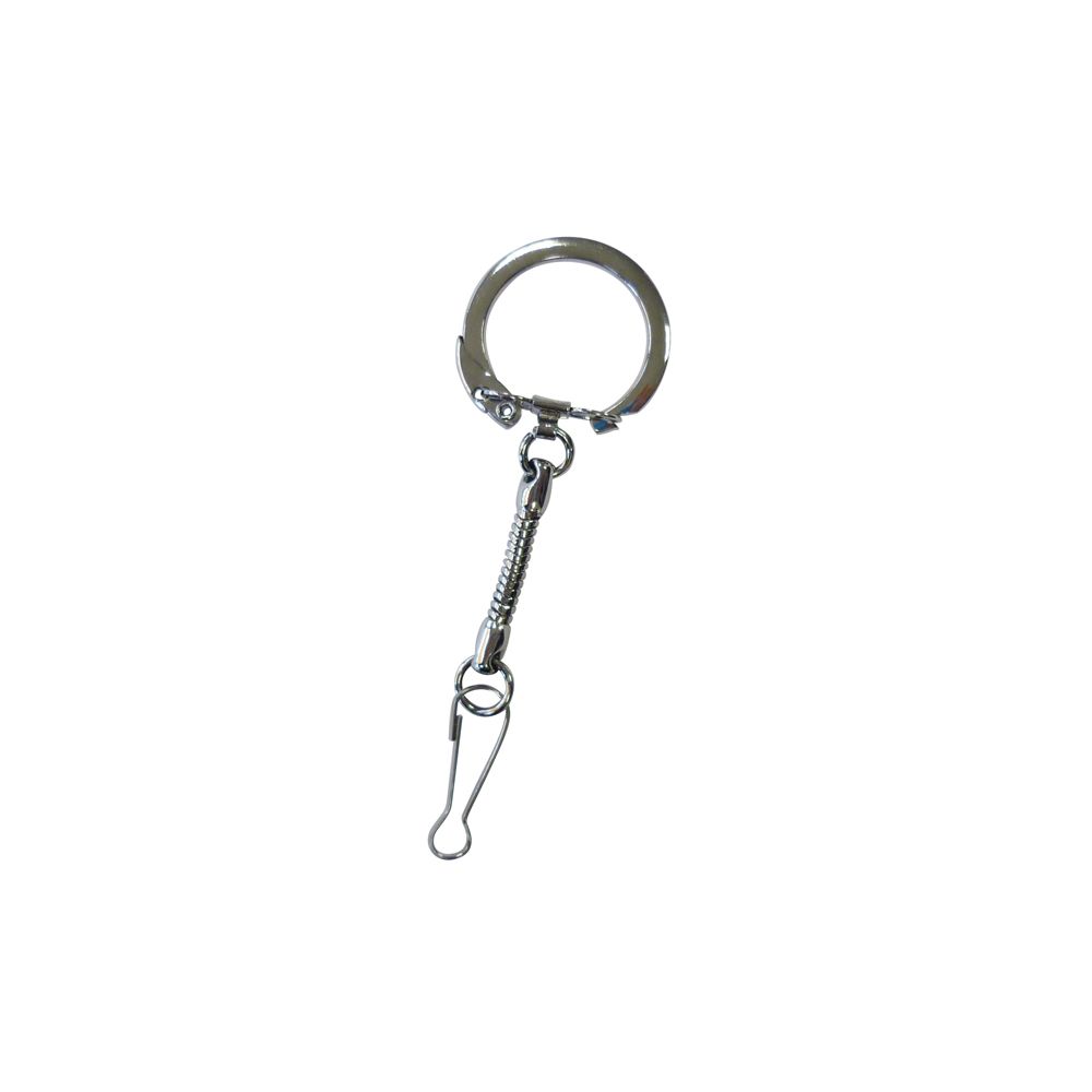 Dtm Loisirs Creatifs - Porte-clefs noir hématite avec mousquetons (x6) - Graine créative - Perles