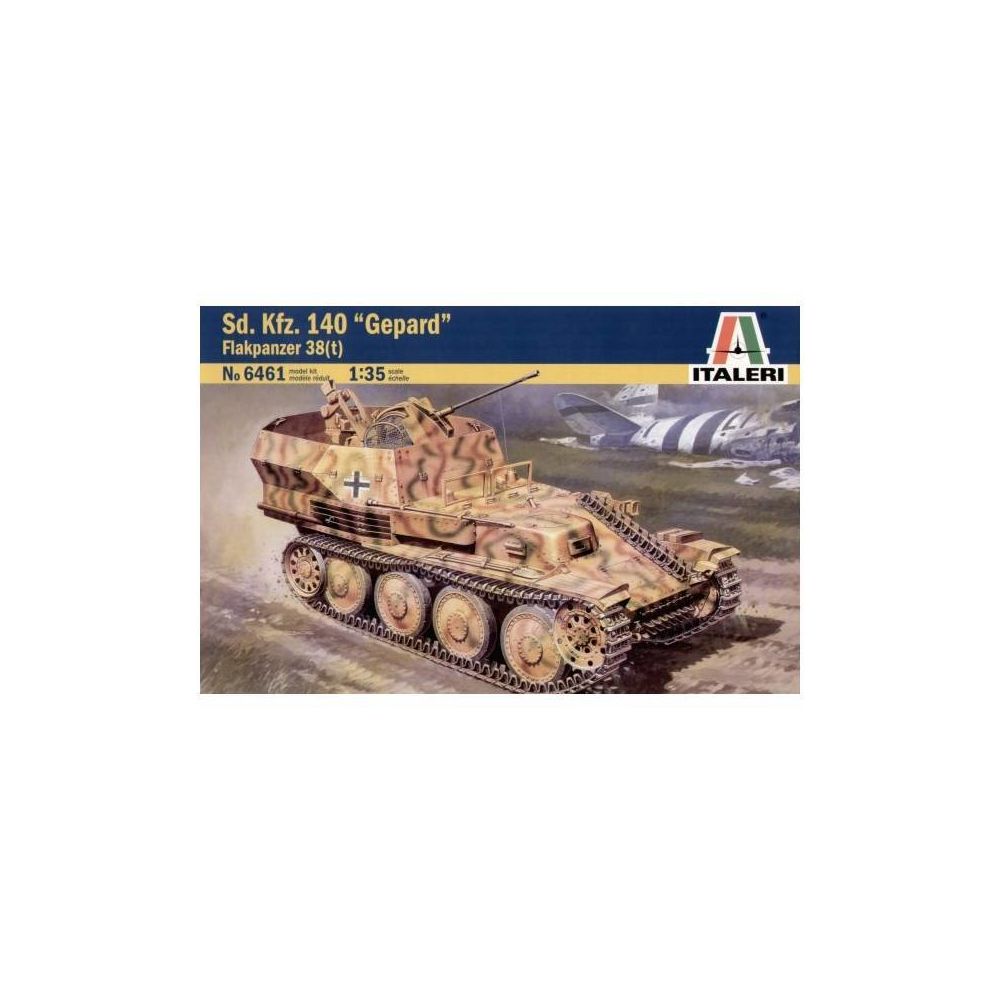 Italeri - Maquette Véhicule Sd.kfz.140 ""gepard"" Flakpanzer 38(t) - Chars