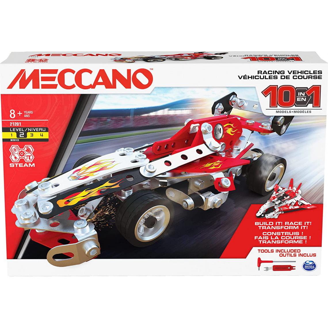 Meccano - Véhicules De Course 10 Modèles Meccano 6060104 - Meccano