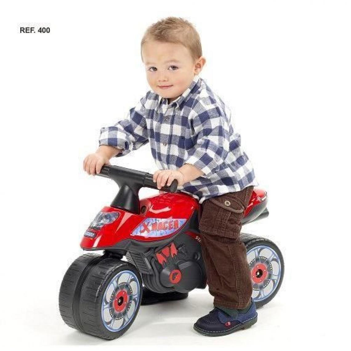 Falk - FALK Porteur Baby Moto X Racer - Rouge - Véhicule à pédales