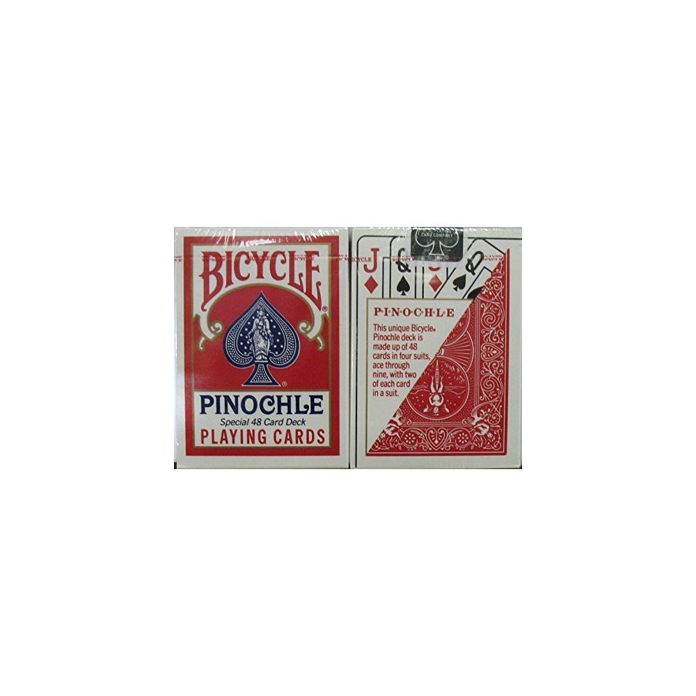 Uspcc - USPCC 12 RED Decks Bicycle Pinochle Playing Cards - Dessin et peinture
