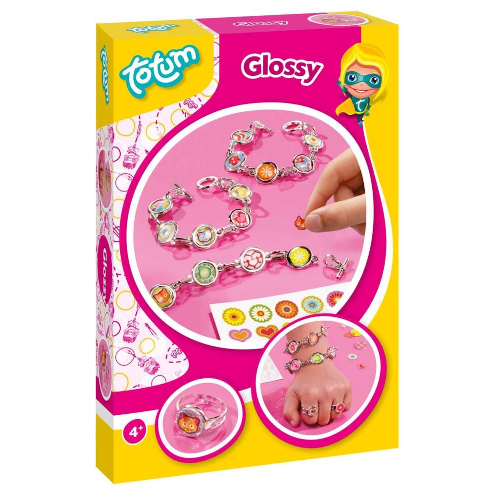 TOTUM - Kit créatif bracelets Creativity A5 : Glossy - Perles