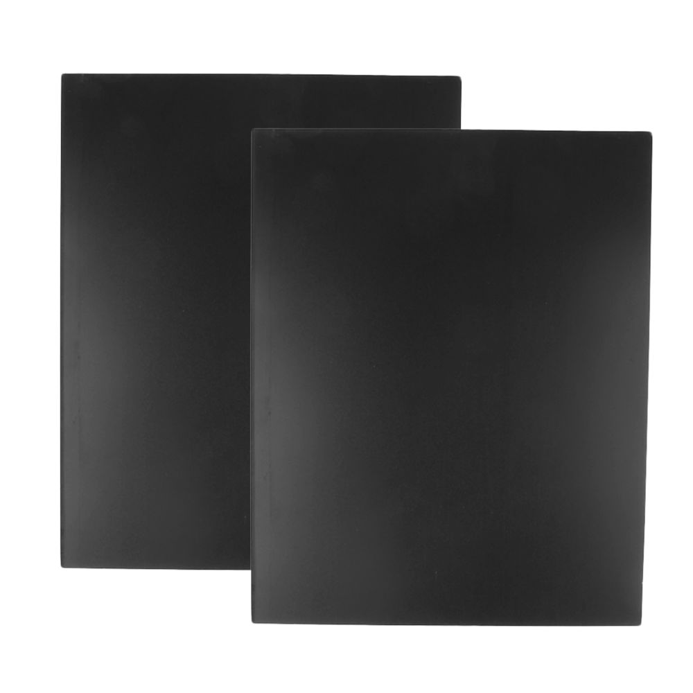 marque generique - 2 pcs abs feuille modèle artisanat plaque 200 * 250 * 5 mm pour diy sable table scène noir - Accessoires et pièces