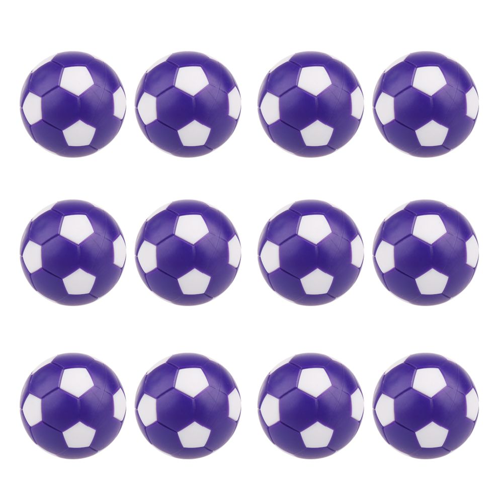marque generique - Machine à poisson accessoires en plastique ballons de football de table 36 mm violet - Baby foot