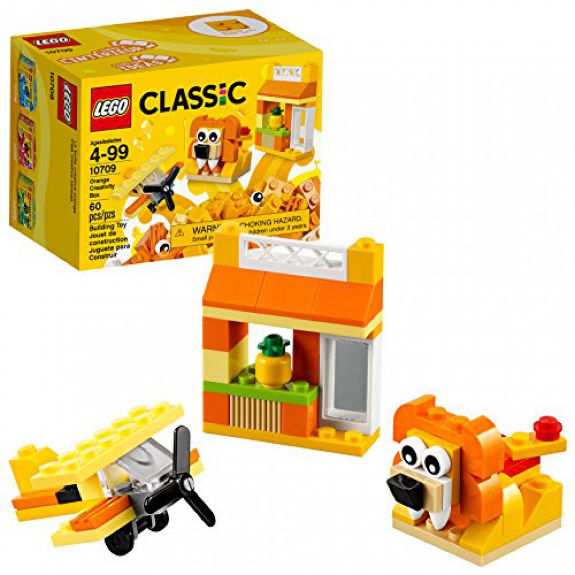 Lego - LEgO Classic Orange Creativity Box 10709 Kit de construction - Briques et blocs