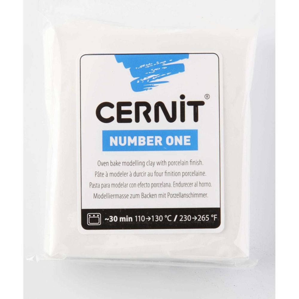 Cernit - Pâte Cernit n°1 56 g Blanc opaque (027) - Cernit - Modelage