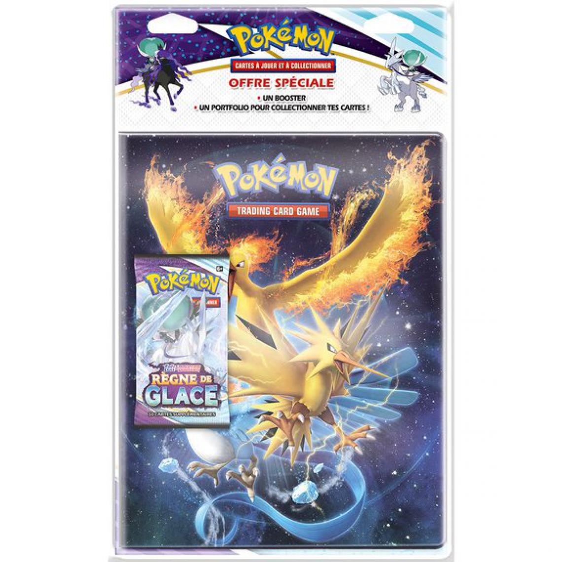 Ludendo - Pokémon - Cahier range-cartes + Booster Règne de Glace - Carte à collectionner