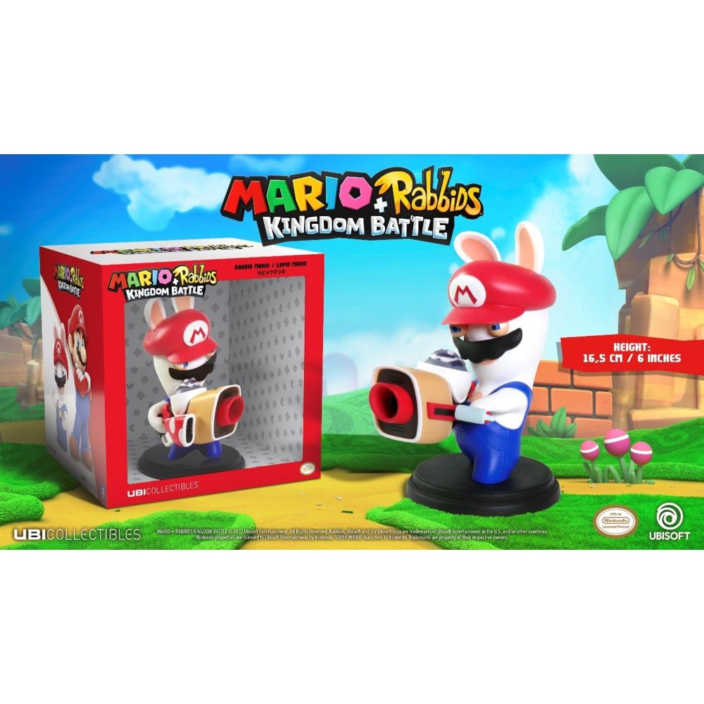 marque generique - MARIO + RABBIDS KINGDOM - Figurine 6in Rabbit Mario (Ubisoft) - Mangas