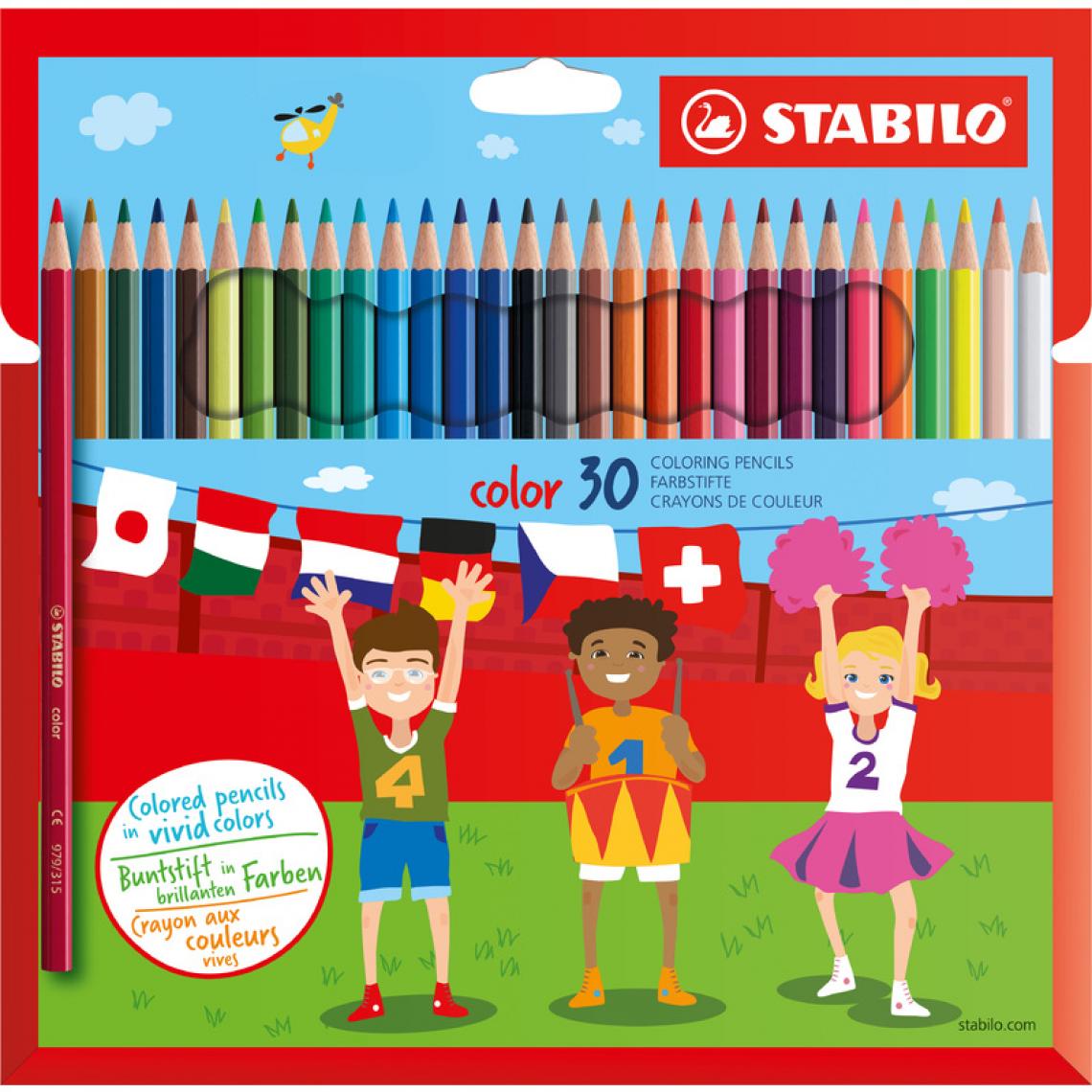 Stabilo - STABILO Crayons de couleur color, hexagonal, étui en carton () - Bricolage et jardinage