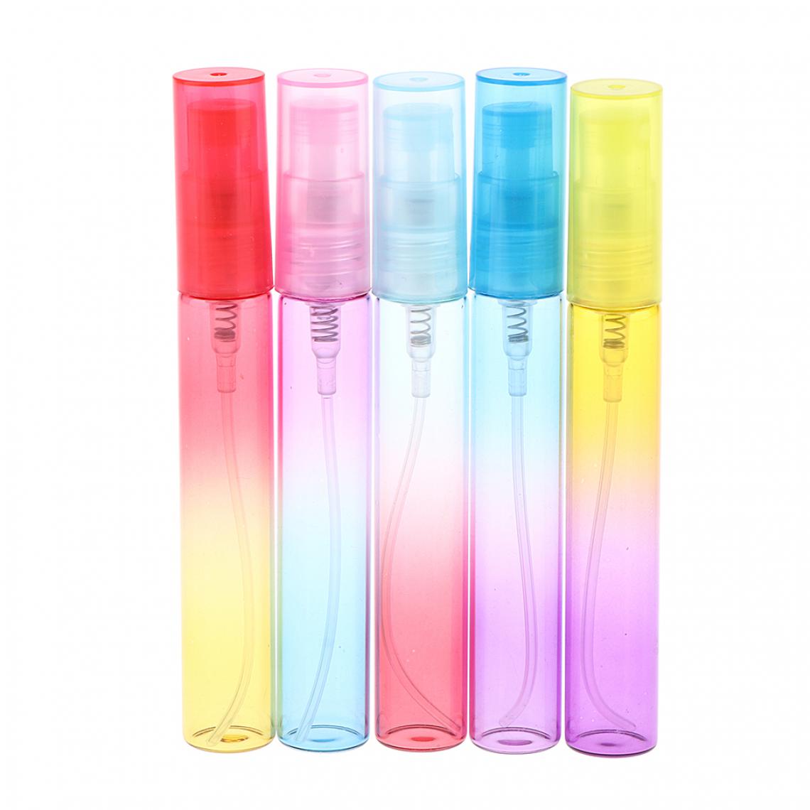 marque generique - 5x vides 4 / 8mL bouteilles de parfum rechargeables tube de pulvérisation pompe flacons en verre 7,3 cm - Maquillage et coiffure