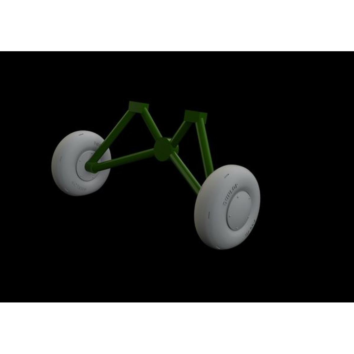 Eduard - Tiger Moth wheels for Airfix - 1:48e - Eduard Accessories - Accessoires et pièces