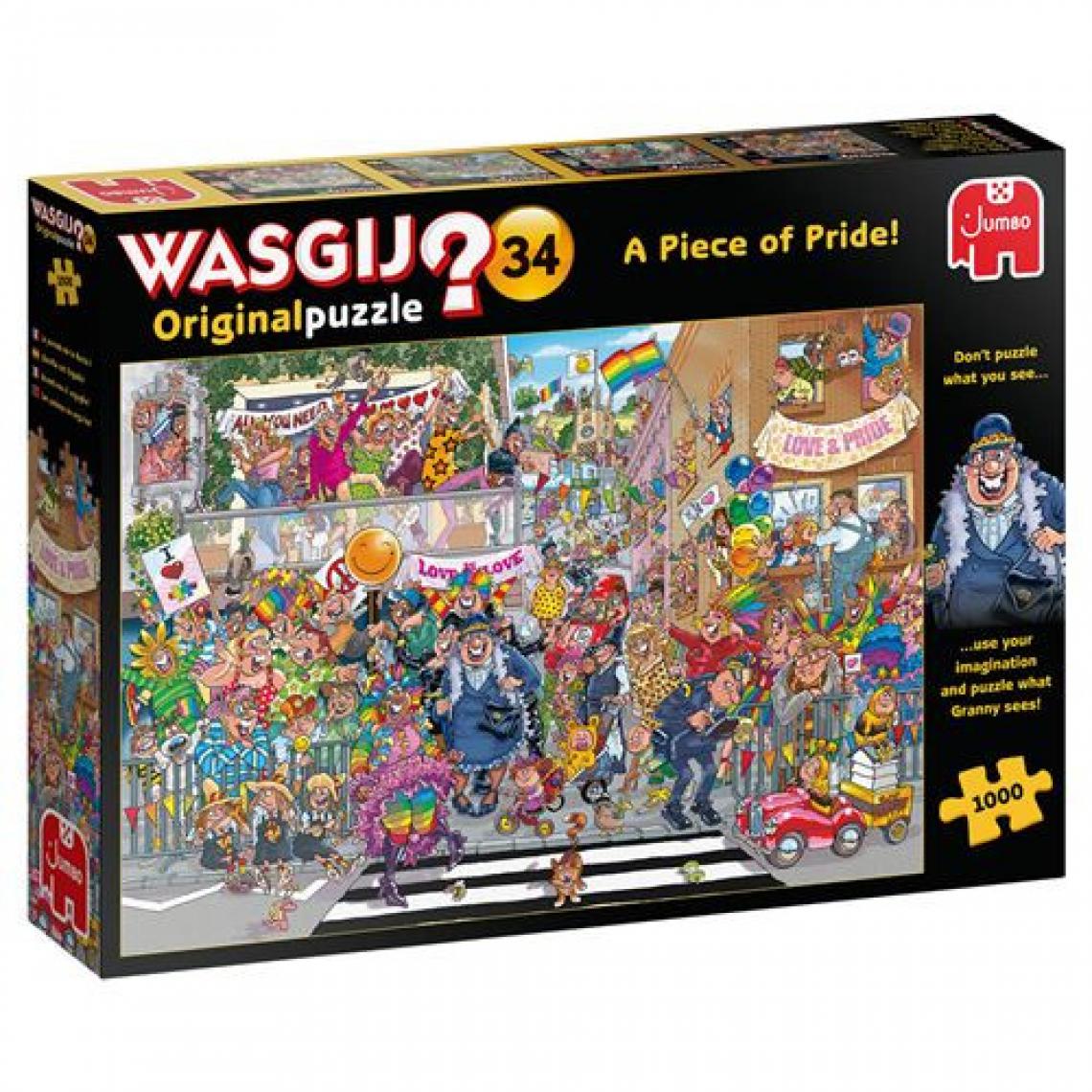 Diset - Puzzle 1000 pièces Diset Wasgij Original 34 - Animaux