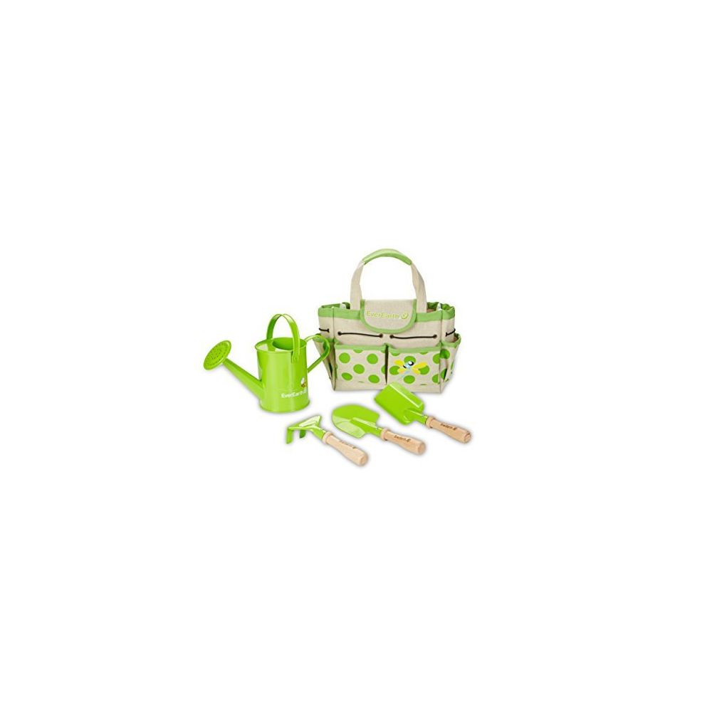 Everearth - EverEarth Childrens Gardening Bag With Tools EE33646 - Jeux de plage