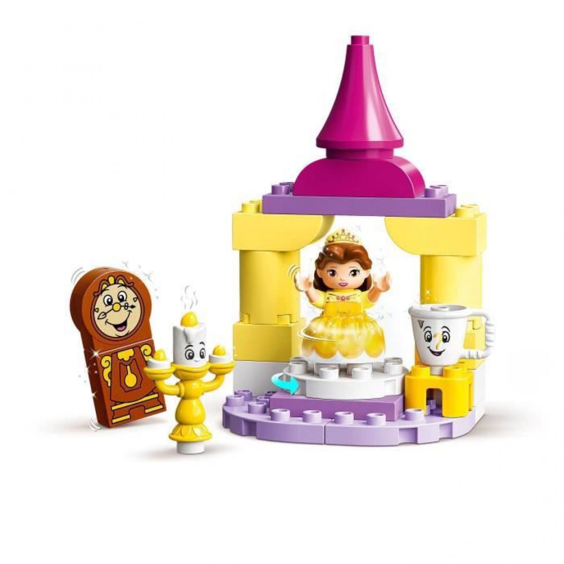 Lego - LEGO 10960 DUPLO Disney La Salle de Bal de Belle, Set Château Princesse de la Belle et la Bete, Jouet pour les Enfants des 2 An - Briques et blocs