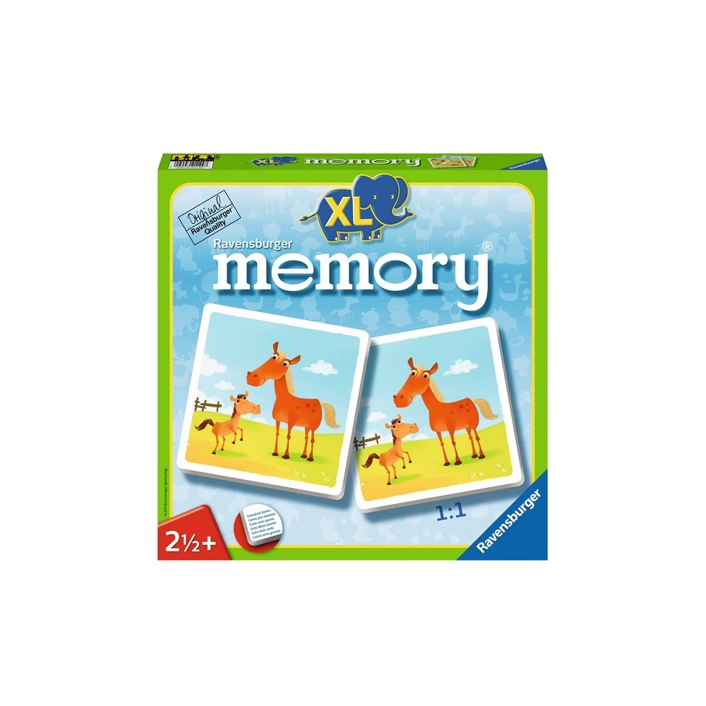 Ravensburger - Ravensburger - Memory XL Animaux - Jeux éducatifs