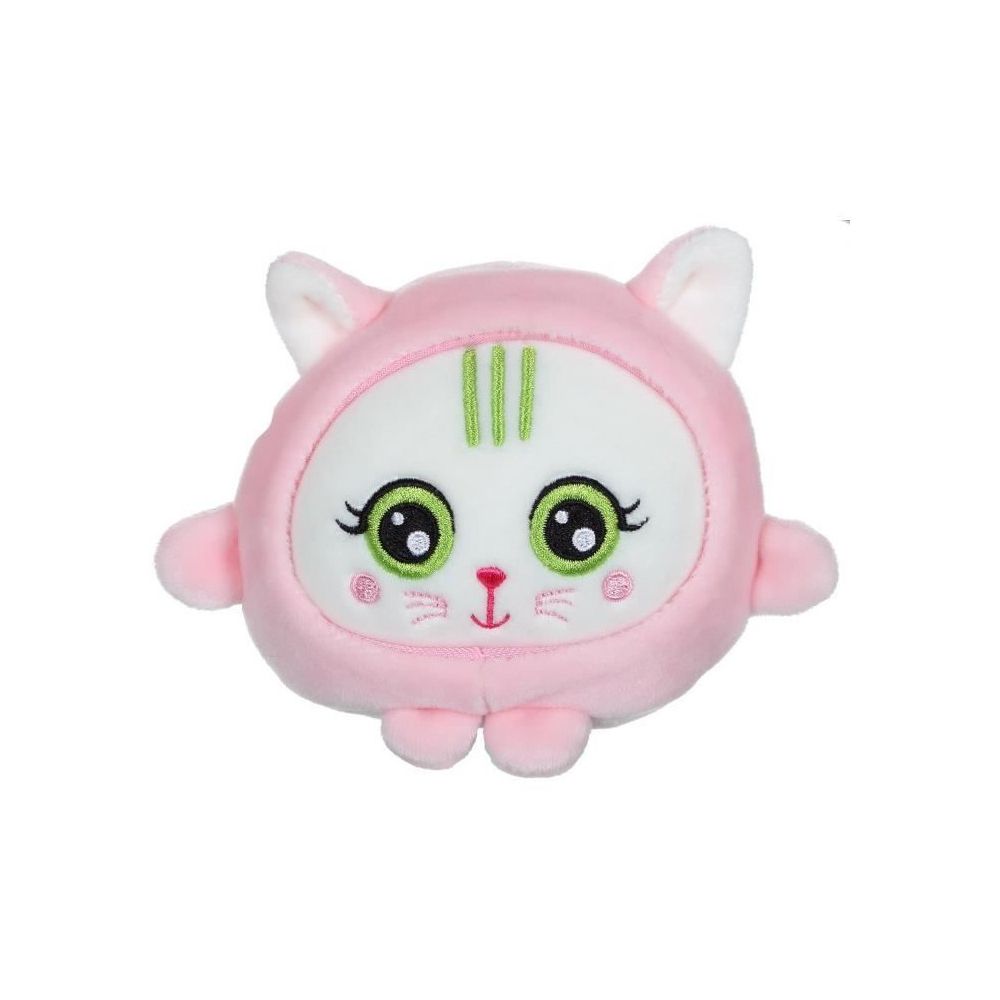 Gipsy - GIPSY - peluche squishimals 10 cm chat rose Rosy - Héros et personnages