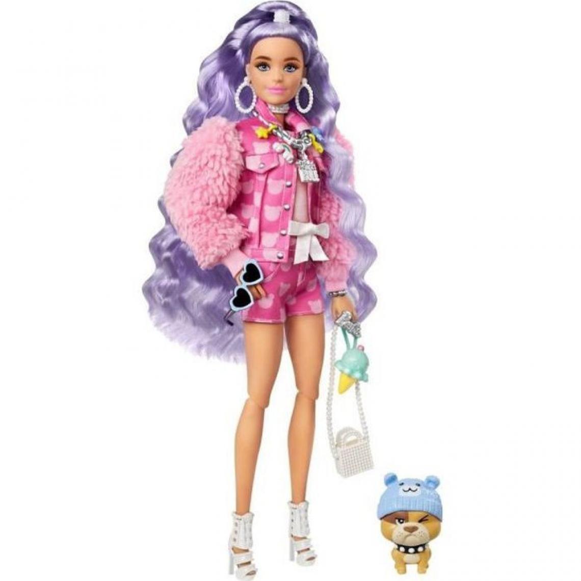 Barbie - Barbie - Barbie Extra Bulldog Hipster - Poupée Mannequin - Des 3 ans - Poupées