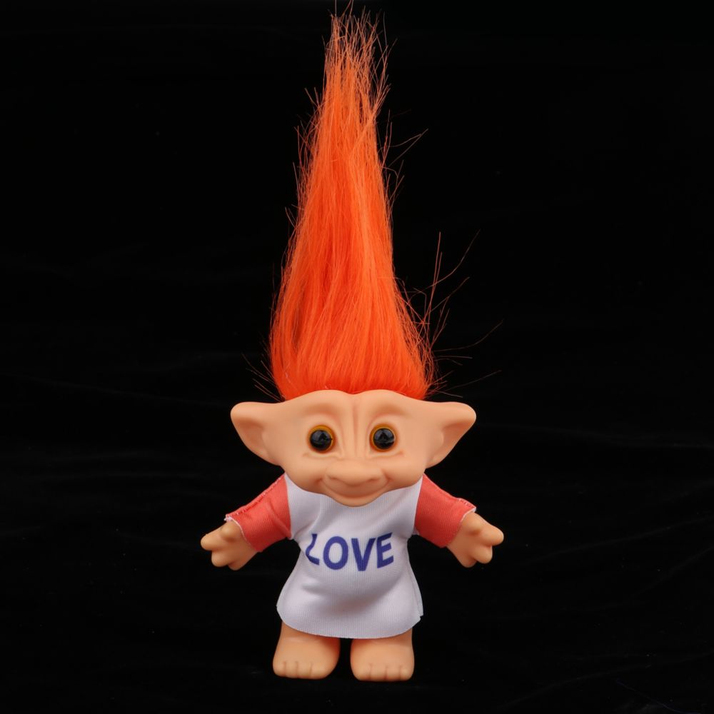 marque generique - poupée troll chanceux délicate mini figurines d'action décorations de gâteaux de jouets # 4 - Poupons