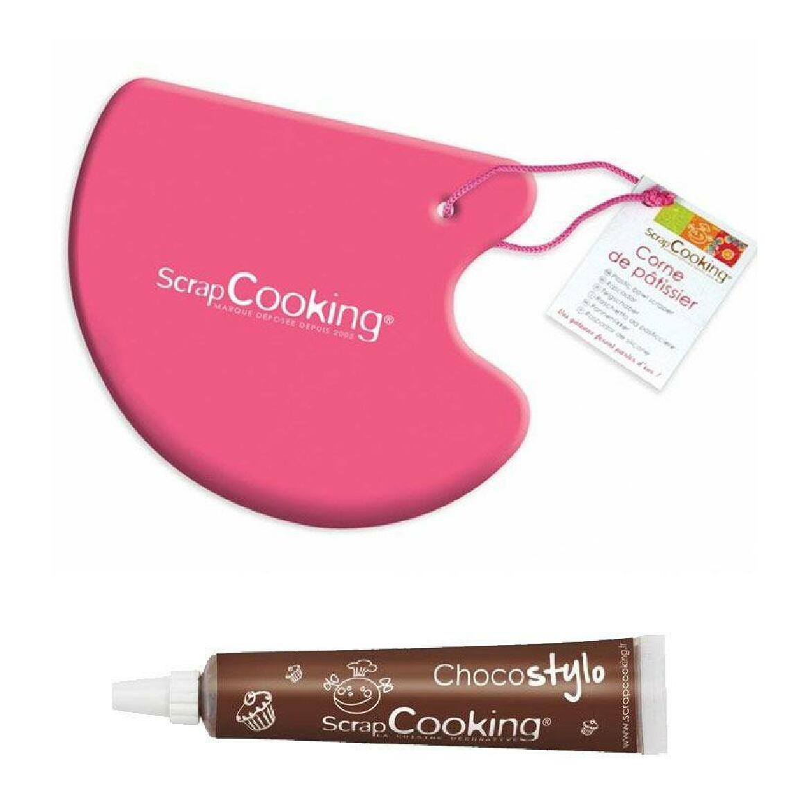 Scrapcooking - Stylo chocolat + Corne de pâtissier - Kits créatifs