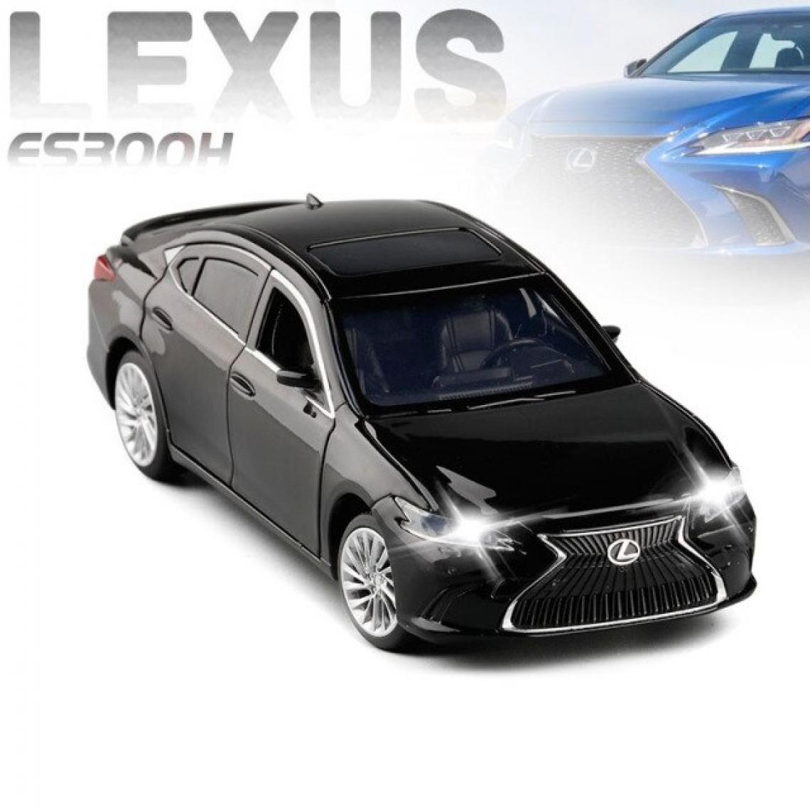 Universal - 1: 32 Lexus ES300H alliage pull back modèle moulé sous pression métal jouet voiture avec lumière acoustique 6 portes ouvertes cadeaux pour enfants Livraison gratuite |(Le noir) - Voitures