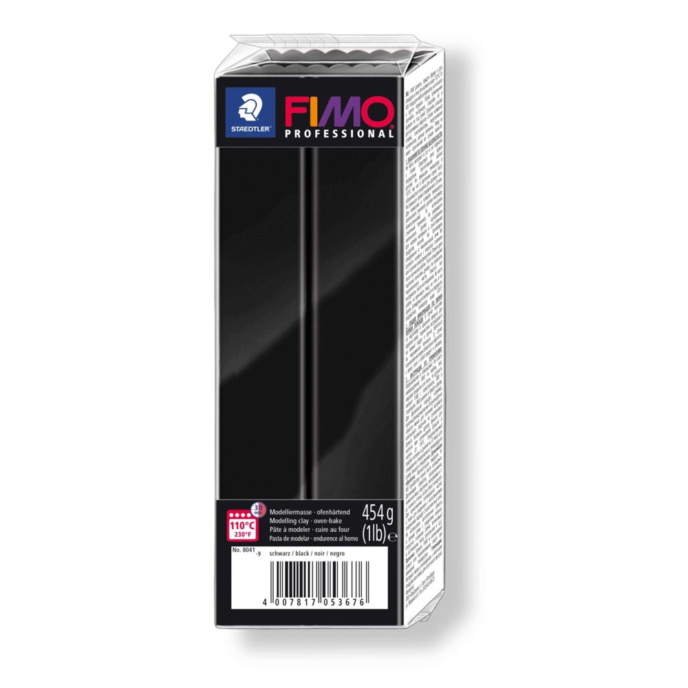 Fimo - Pâte Fimo Professional 454 g Noir 8041.9 - Fimo - Modelage