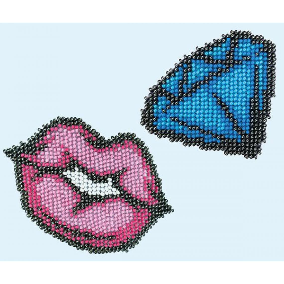 Miniart Crafts - Lips. Diamond, Perlenstickset - Miniart Crafts - Accessoires et pièces