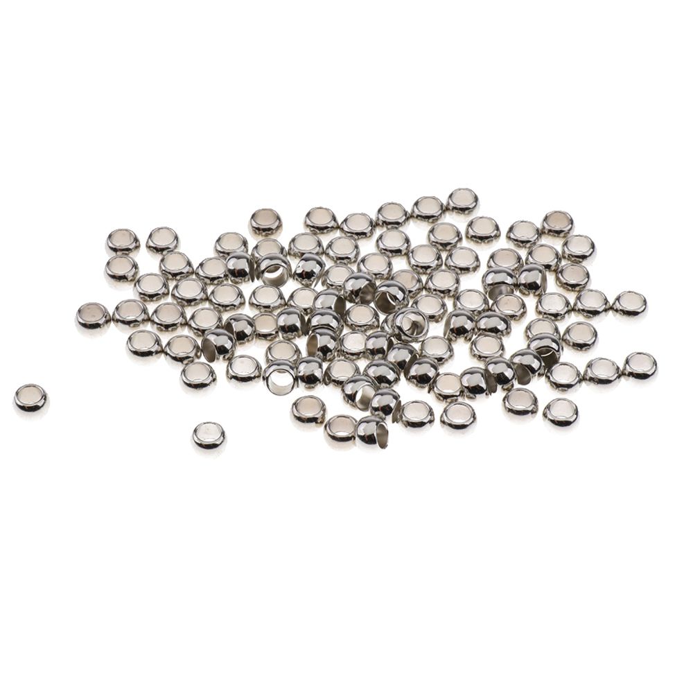 marque generique - 100 pièces grand trou ccb en plastique entretoise perles pour diy fabrication de bijoux 8mm - Perles