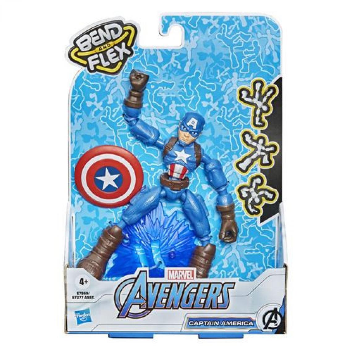 Avengers - Figurine Avengers Marvel Bend and Flex Captain America - Animaux