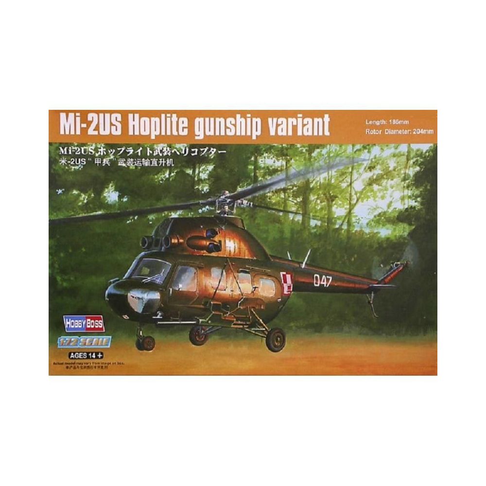 Hobby Boss - Maquette Hélicoptère Mil Mi-2us Hoplite Gunship Variant - Hélicoptères