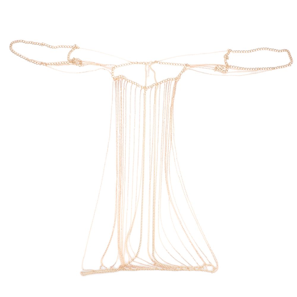 marque generique - Dames gland chaîne du corps bikini chaînes de lingerie bijoux plage d'été - Perles