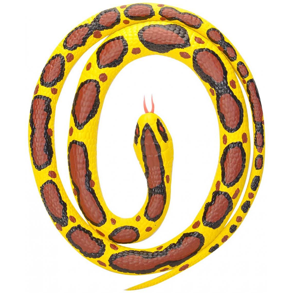 Wild Republic - peluche Petit Serpent de 117 cm jaune marron - Animaux