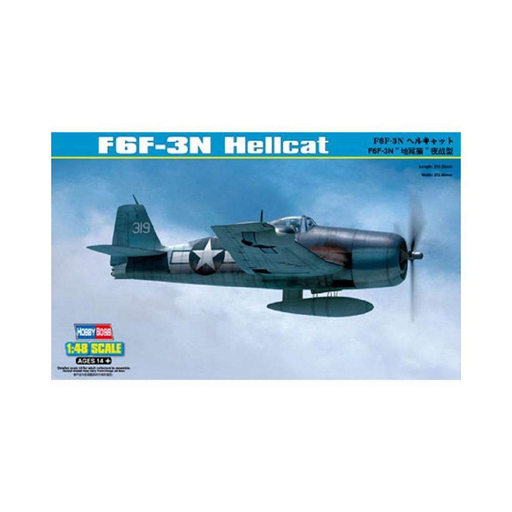 Hobby Boss - Maquette Avion F6f-3n Hellcat - Avions