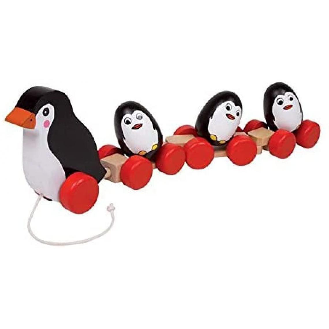 Small Foot - Jouet À Tirer - Famille De Pingouins - Jouets à empiler