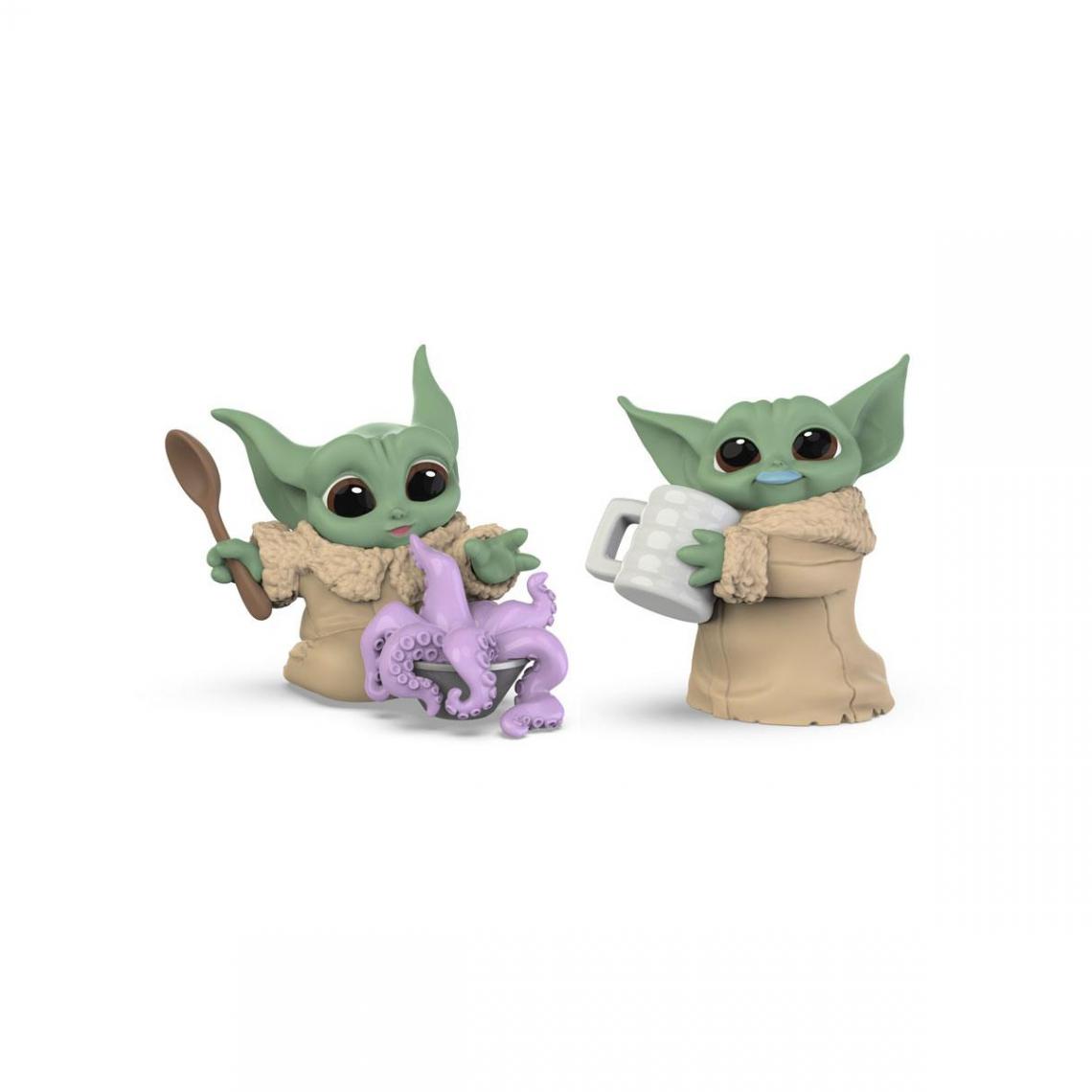 Hasbro - Star Wars Mandalorian Bounty Collection - Pack 2 figurines The Child Tentacle Soup & Milk Mustache - Films et séries
