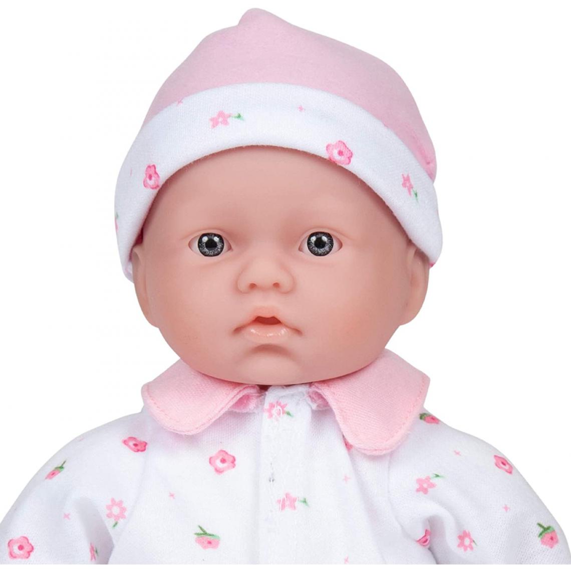 Inconnu - JC Toys - La Baby - Petite poupée - 27 cm - Lavable - Rose - avec Chapeau et Couverture - pour Enfants de 12 Mois et Plus - Poupons