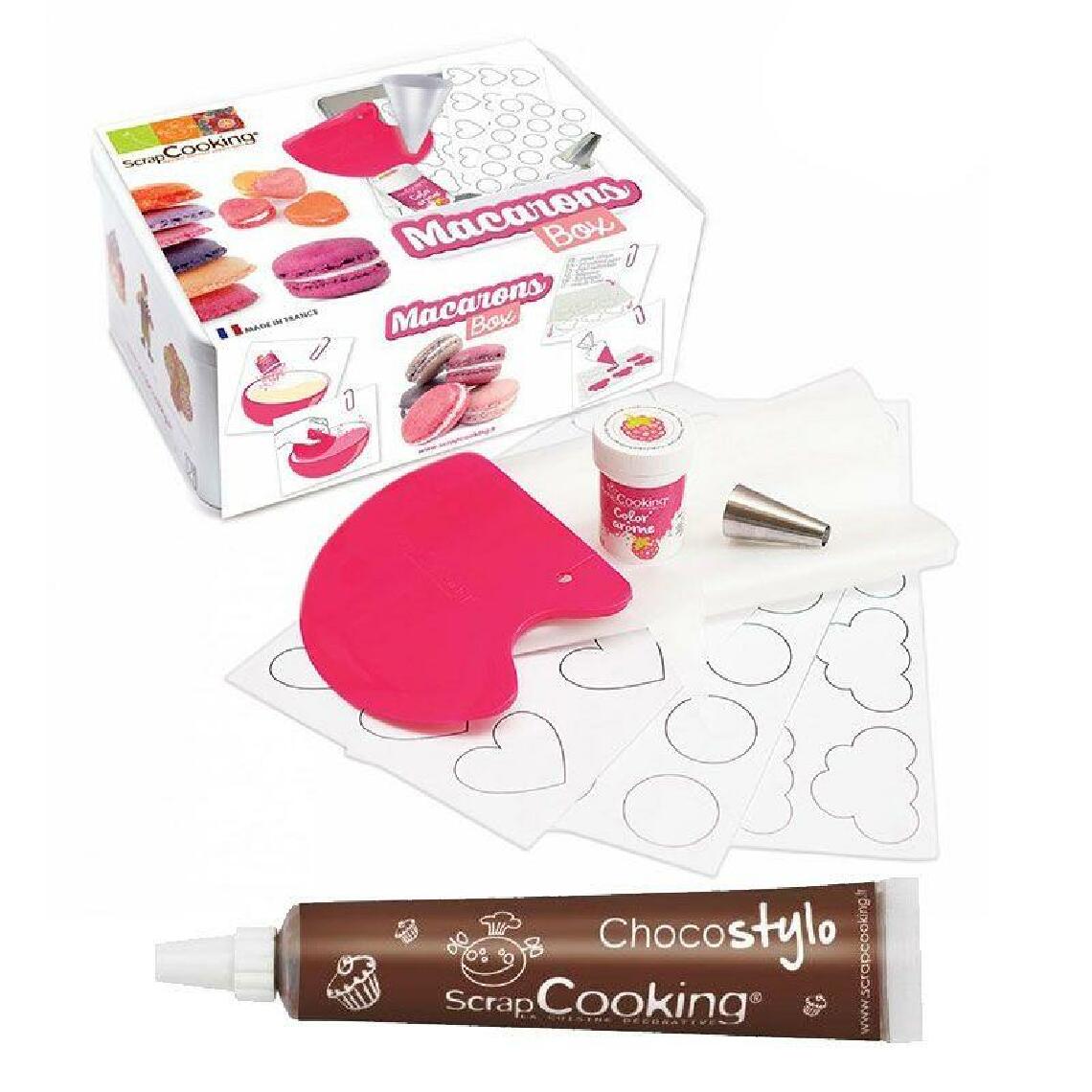 Scrapcooking - Kit pour macarons + 1 Stylo chocolat offert - Kits créatifs