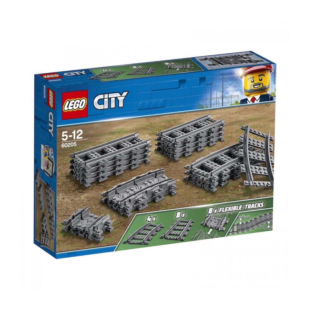 Lego - LEGO® City - Pack de rails - 60205 - Briques Lego
