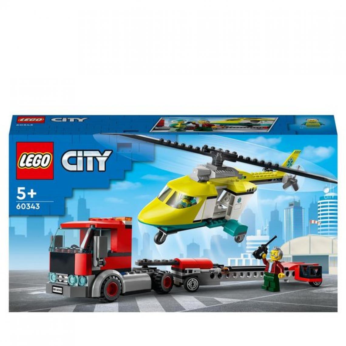 Ludendo - LEGO CITY LE TRANSPORT DE L HELICOPTERE - Briques et blocs