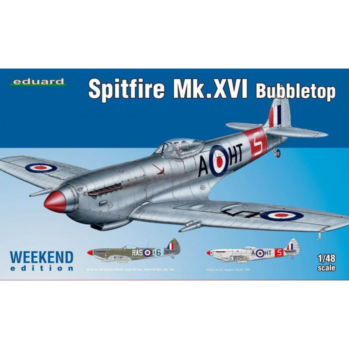 Eduard - Spitfire Mk.XVI Bubbletop Weekend Editio - 1:48e - Eduard Plastic Kits - Accessoires et pièces