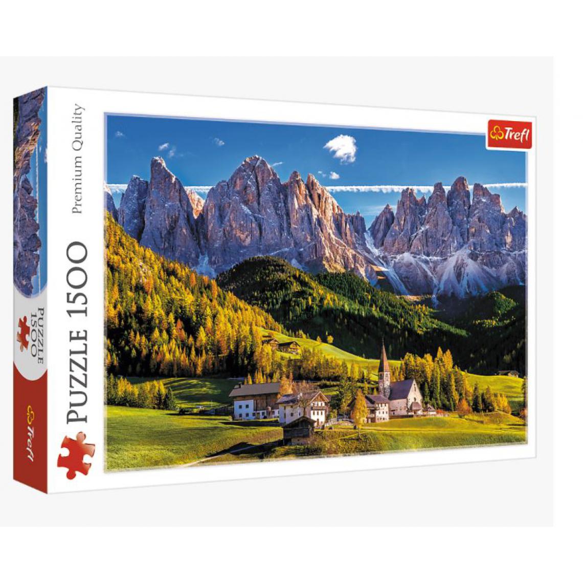 Trefl - Val di Funes Valley Dolomites Italie - puzzle de 1500 pièces - Animaux