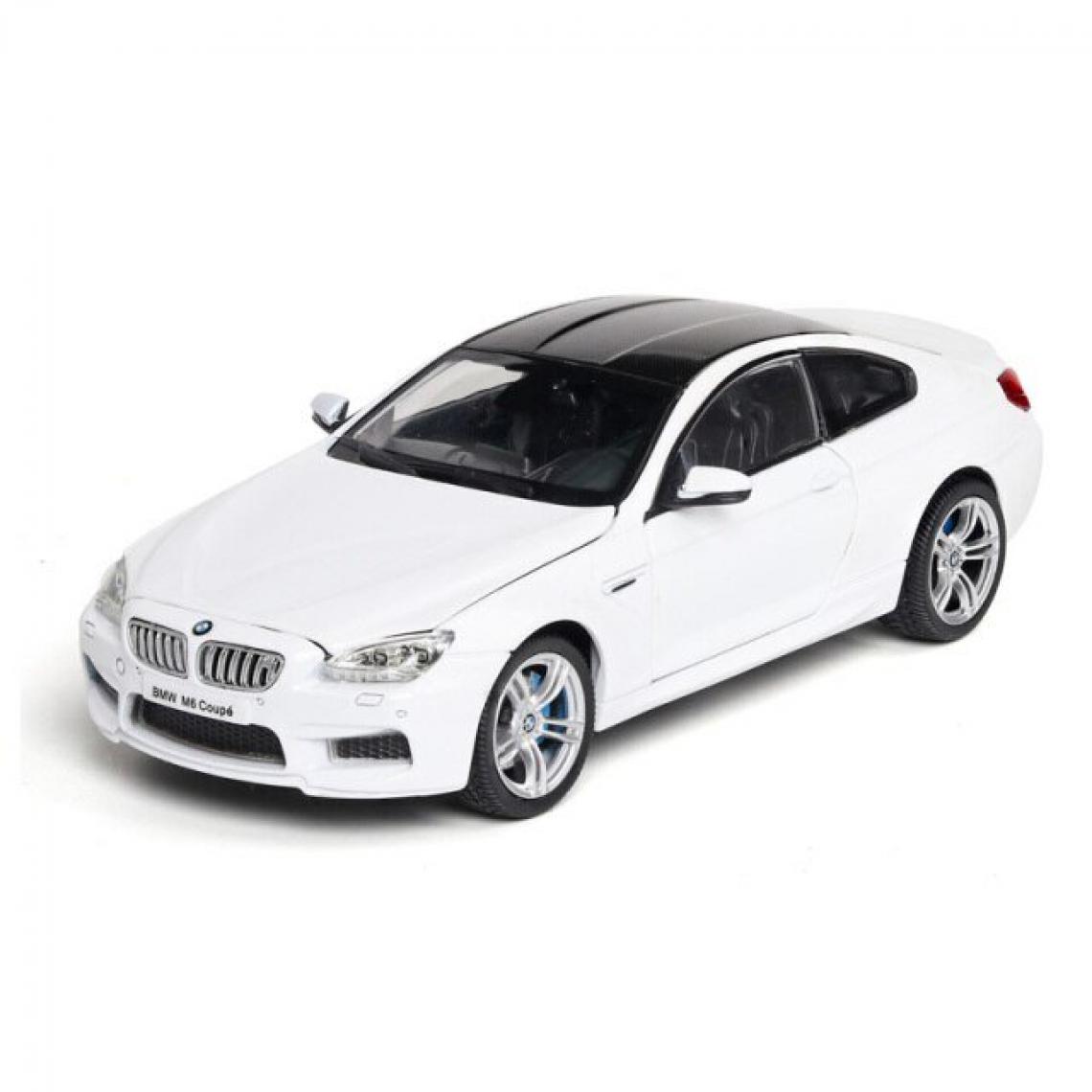 Universal - 1: 24 BMW M6 Modèle de voiture en alliage Modèle de moulage sous pression Voiture jouet Jouet Anniversaire Poulet Farm Cadeau (Blanc) - Voitures