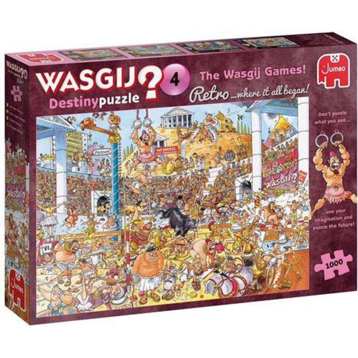 Diset - Puzzle 1000 pièces Diset Wasgij Retro Destiny 4 - Animaux