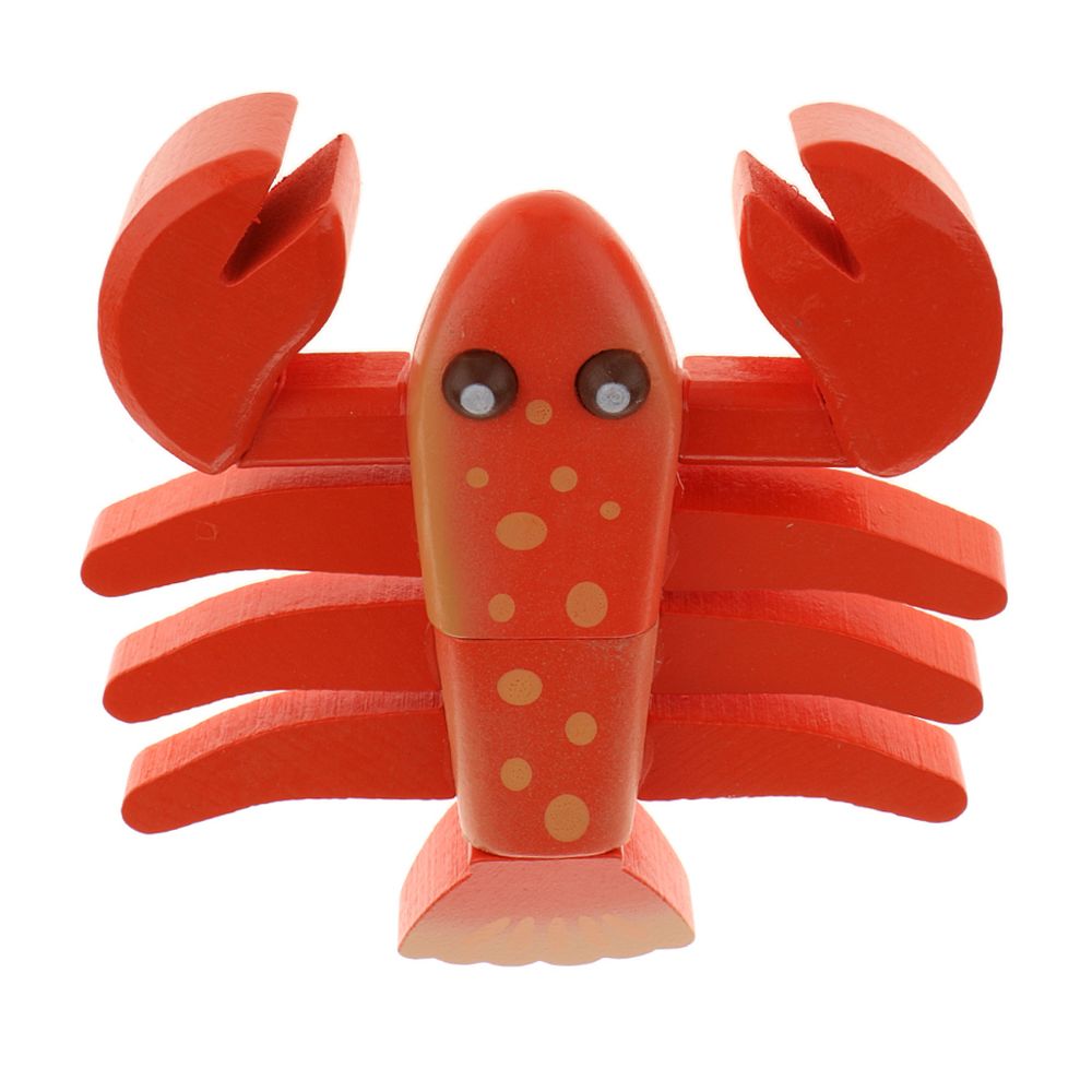 marque generique - Aimant En Bois Connected Lobster Simulation Alimentaire Play House Kitchen Toy - Bricolage et jardinage