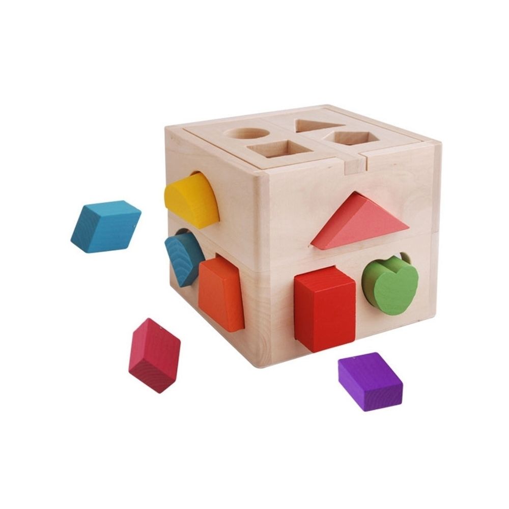 Wewoo - Puzzle 3D Boîte d'intelligence multifonctionnelle de 13 trous éducatifs - Briques et blocs
