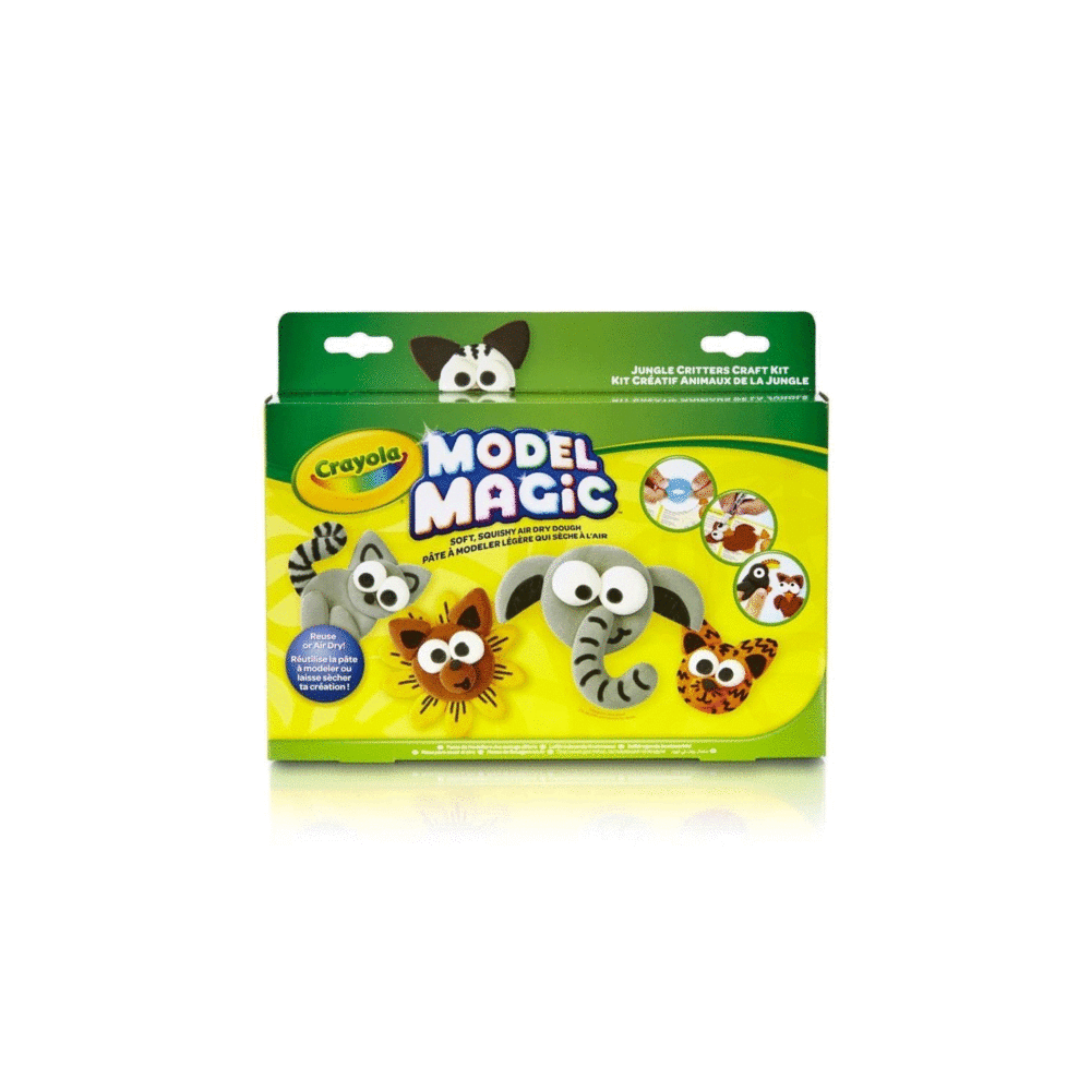 Crayola - Model Magic : Kit Animaux de la Jungle - Modelage