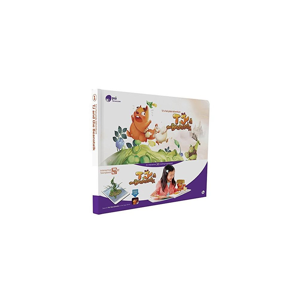 Pai Technology - Pai Storybook 3D Fairy Tales for Childrens Book TJ & the Beanstalk Hardcover - Jeux d'éveil