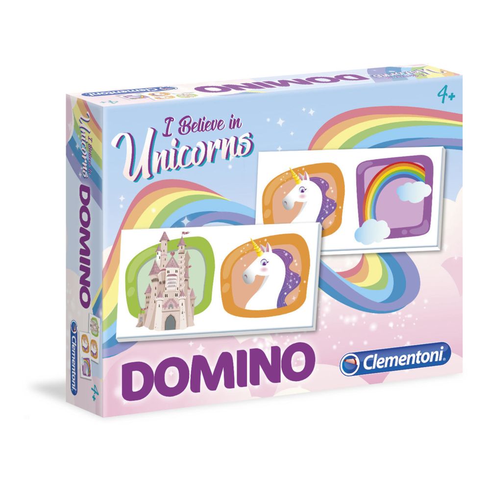 Clementoni - Domino Licornes - Jeux éducatifs