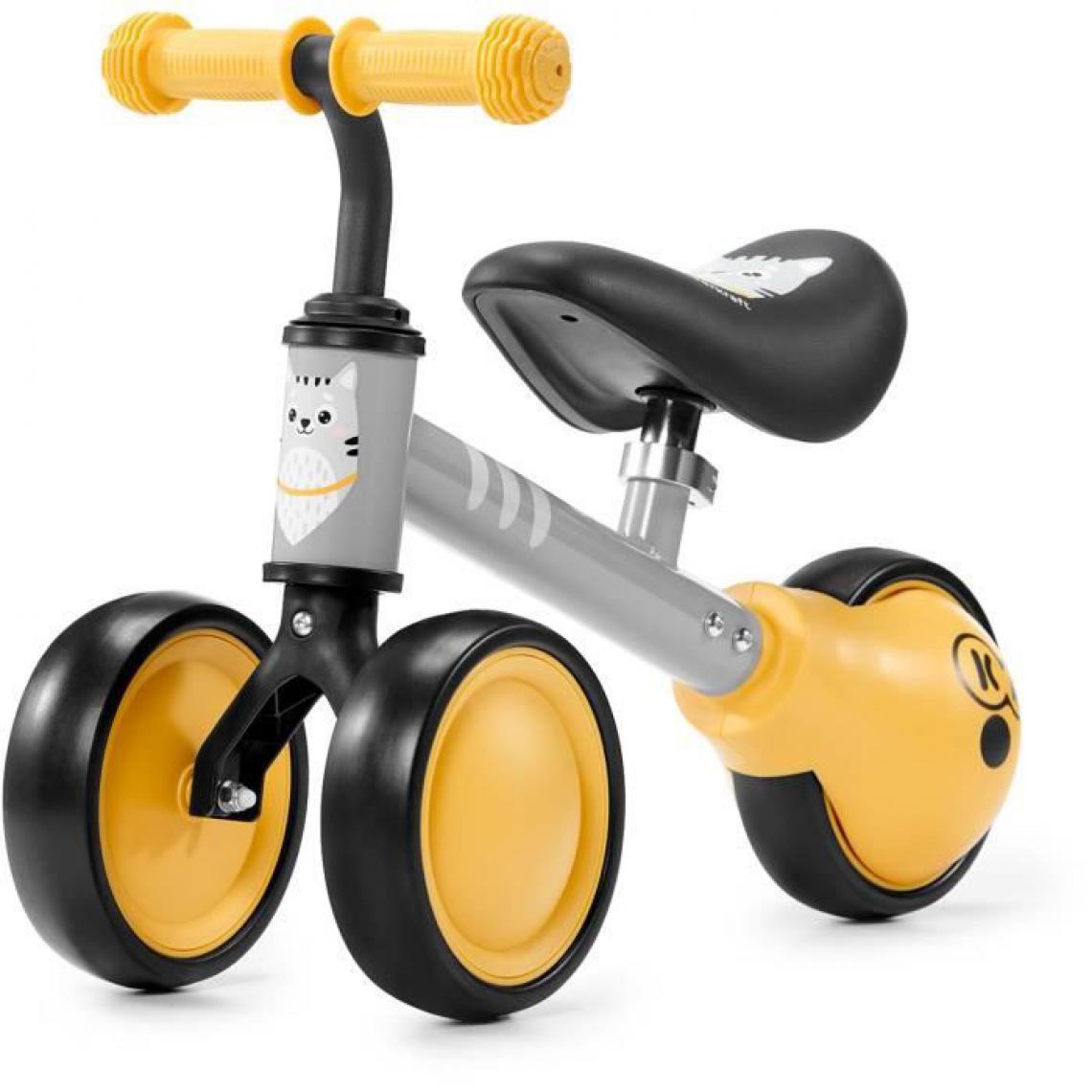 Kinderkraft - Mini vélo Draisienne CUTIE Jaune - 3 roues - Des 1 an - Voitures